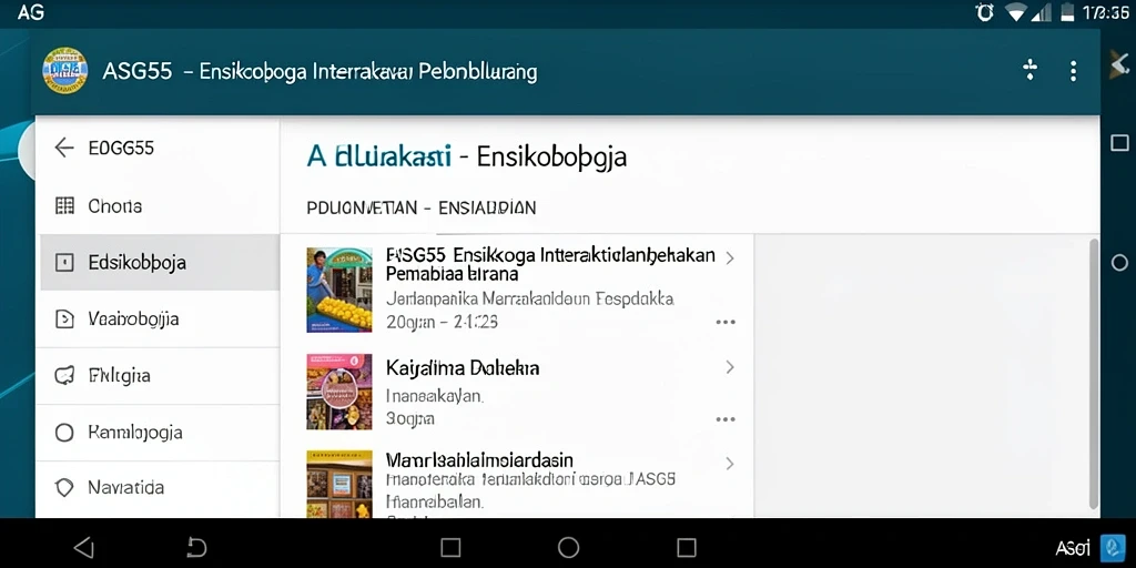 Antarmuka ASG55 yang menarik dan interaktif