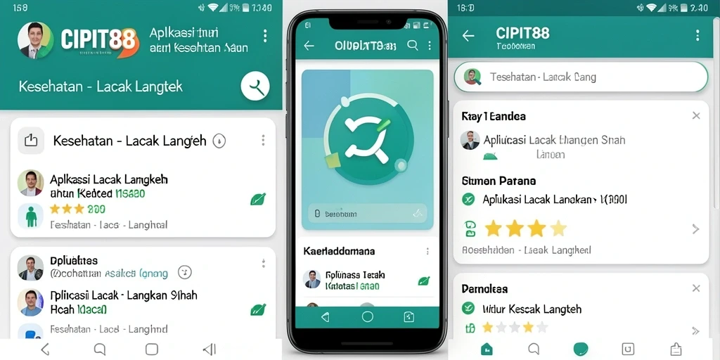 Tampilan antarmuka CIPIT88 dengan fitur Lacak Langkah yang informatif.