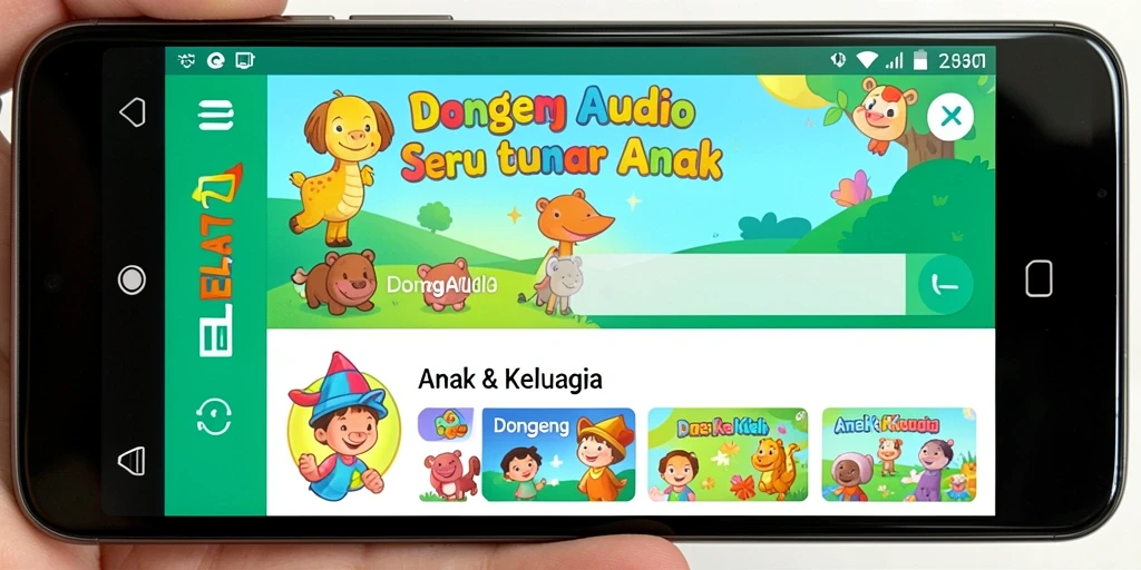 Tampilan antarmuka pengguna JELAS777 yang menarik dan ramah anak.