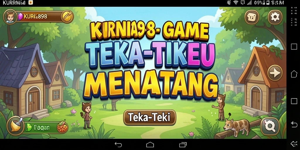 Tampilan utama KURNIA898 dengan berbagai teka-teki menarik.