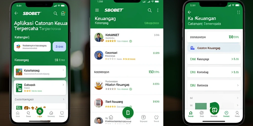 Tampilan antarmuka aplikasi Catatan Keuangan SBOBET yang intuitif dan praktis.