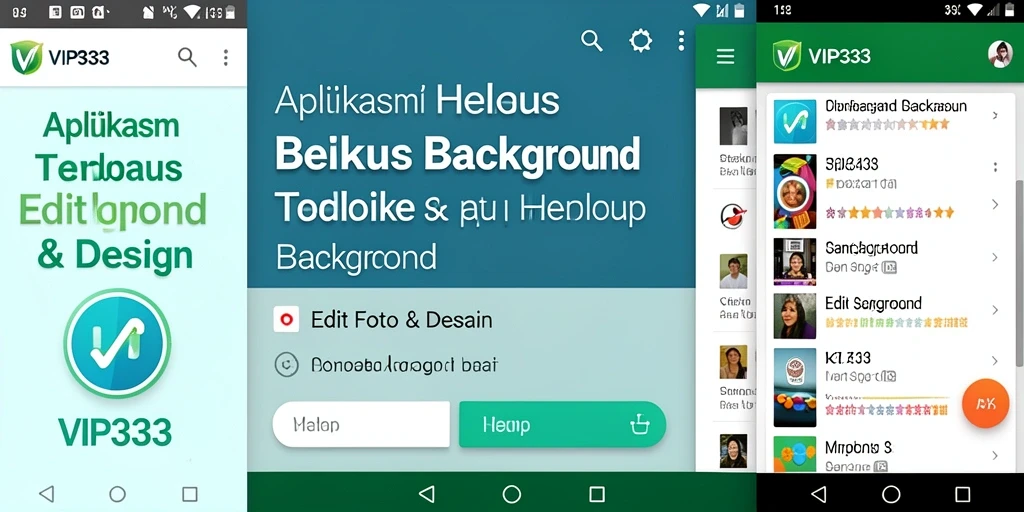 Antarmuka VIP333 yang intuitif untuk menghapus latar belakang gambar.